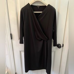 Talbots Black wrap dress
